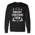 Knight Name Christmas Crew Knight Long Sleeve T-Shirt Gifts ideas