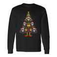 Langur Mammal Santa Hat Christmas Tree Light Xmas Pajama Long Sleeve T-Shirt Gifts ideas