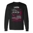 Laura Name Laura Name Long Sleeve T-Shirt Gifts ideas
