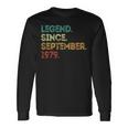 Legend Since September 1979 44Th Birthday 44 Years Old Long Sleeve T-Shirt Gifts ideas