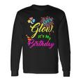 Let's Glow It's My Birthday Celebration Bday Glow Party 80S Long Sleeve Gifts ideas