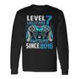 Level 7 Unlocked Awesome Since 2016 7Th Birthday Gaming Long Sleeve Gifts ideas