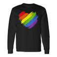 Lgbt Gay Pride Flag Gay Pride 2023Heart Lgbt Long Sleeve T-Shirt Gifts ideas