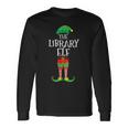 Library Elf Library Assistant Christmas Party Pajama Long Sleeve T-Shirt Gifts ideas