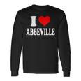 I Love Abbeville Long Sleeve T-Shirt Gifts ideas