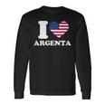 I Love Argenta I Heart Argenta Long Sleeve T-Shirt Gifts ideas