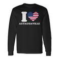 I Love Autaugaville I Heart Autaugaville Long Sleeve T-Shirt Gifts ideas