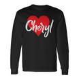 I Love Cheryl First Name I Heart Named Long Sleeve T-Shirt Gifts ideas