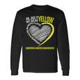 Love Hope Faith July We Wear Yellow Sarcoma Cancer Awareness Long Sleeve T-Shirt T-Shirt Gifts ideas