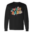 I Love Hot Dads Retro Red Heart Love Dads Long Sleeve Gifts ideas
