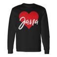 I Love Jana First Name I Heart Named Long Sleeve T-Shirt Gifts ideas