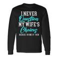 Married Couple Wedding Anniversary Marriage Long Sleeve Gifts ideas