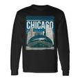 Millennium Park Bean May The Clout Be With Chicago Poster Long Sleeve T-Shirt Gifts ideas