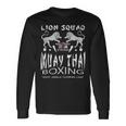 Muay Thai Kick Boxing Training Long Sleeve T-Shirt Gifts ideas
