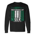 Nigerian Independence Day Vintage Nigerian Flag Long Sleeve T-Shirt Gifts ideas