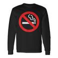 No Smoking Symbol Long Sleeve T-Shirt Gifts ideas