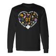 Occupational Therapy Coordination Halloween Heart Spooky Ot Long Sleeve T-Shirt Gifts ideas