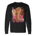 In October We Wear Pink 2023 Breast Cancer Awareness Month Long Sleeve T-Shirt Gifts ideas