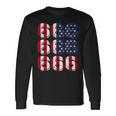 Patriotic Satan American Flag Occult Pentagram Baphomet 666 Long Sleeve T-Shirt Gifts ideas