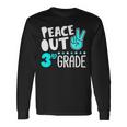 Peace Out 3Rd Grade Graduation Last Day School 2023 Long Sleeve T-Shirt T-Shirt Gifts ideas