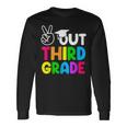 Peace Out 3Rd Grade Happy Last Day Of School Students Long Sleeve T-Shirt T-Shirt Gifts ideas