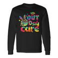 Peace Sign Out Daycare Tie Dye Leopard Student Graduation Long Sleeve Gifts ideas