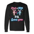 Pink Or Blue Pa Loves You Gender Reveal Baby Father Day Long Sleeve T-Shirt T-Shirt Gifts ideas