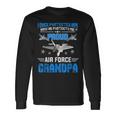 Pride Military Proud Grandpa Air Force Long Sleeve T-Shirt T-Shirt Gifts ideas