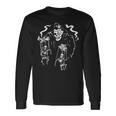 Psychobilly Horror Punk Rock Hr Skeleton Puppets Rock Long Sleeve T-Shirt Gifts ideas