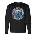 Rancho Palos Verdes California Ca Vintage Nautical Waves Des Long Sleeve T-Shirt Gifts ideas