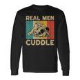 Real Men Cuddle Vintage Bjj Brazilian Jiu Jitsu Long Sleeve T-Shirt Gifts ideas