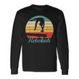 Rebekah Name Personalized Gymnastics Long Sleeve T-Shirt Gifts ideas