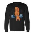 Red Dachshund Weightlifting Standard Long Sleeve T-Shirt Gifts ideas