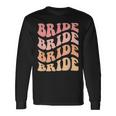 Retro Batch Bachelorette Party Outfit Bride Long Sleeve T-Shirt Gifts ideas