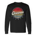Retro Corcoran Home State Cool 70S Style Sunset Long Sleeve T-Shirt Gifts ideas