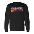 Retro Vintage Mountains Colorado Long Sleeve T-Shirt Gifts ideas