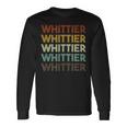 Retro Whittier California Long Sleeve T-Shirt Gifts ideas