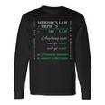 Reverse Murphy's Law Optimistic Mindset Is Almost Everything Long Sleeve T-Shirt Gifts ideas