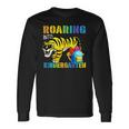 Roaring Into Kindergarten Tiger Back To School From Teacher Long Sleeve T-Shirt Gifts ideas