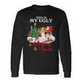 Santa Riding Beagle This Is My Ugly Christmas Sweater Long Sleeve T-Shirt Gifts ideas
