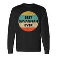 Savannah Name Long Sleeve T-Shirt Gifts ideas