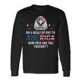 On A Scale Of One To America 4Th Of July Fourth Party Long Sleeve T-Shirt Gifts ideas