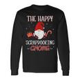 Scrapbooking Christmas Gnome Costume Matching Family Long Sleeve T-Shirt Gifts ideas