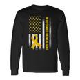 In September We Wear Gold Childhood Cancer Awareness Long Sleeve T-Shirt Gifts ideas