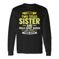 Sister And Hooping Queen Crush Both Hula Gym Hoop Sport Long Sleeve T-Shirt Gifts ideas
