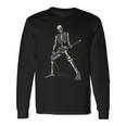 Skeleton Playing Bass For Bassist And Bass Guitar Players Long Sleeve T-Shirt Gifts ideas