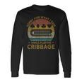 Sorry For What I Said Vintage Cribbage Board Game Long Sleeve Gifts ideas