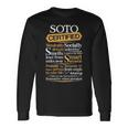 Soto Name Certified Soto Long Sleeve T-Shirt Gifts ideas