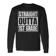 Straight Outta 1St Grade School Graduation Class Of 2023 Long Sleeve T-Shirt T-Shirt Gifts ideas