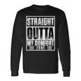 Straight Outta My Comfort Zone Self-Improvement Motivational Long Sleeve T-Shirt Gifts ideas